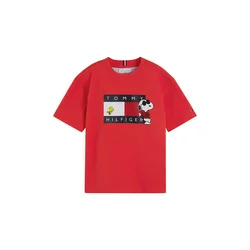 TOMMY HILFIGER Majica ognjeno rdeča
