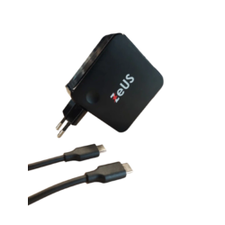 ZEUS Univerzalni punjač ZUS-NB65 PDC USB-C 65W (laptop, tablet, smart phone) crni