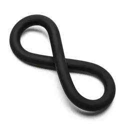 Perfect Fit Silicone Hefty Wrap Ring Cockring 22.9cm Black