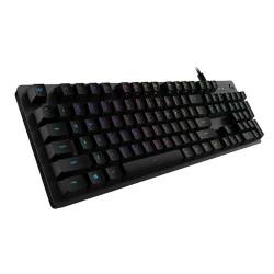 LOGITECH Gejmerska tastatura G512 LIGHTSYNC RGB (Crna) 920-009370  2x USB, Mehanički tasteri, Logitech GX Red Linear, EN (US)