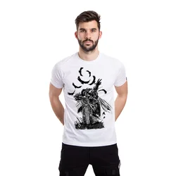 011Shop Muška majica kratkih rukava Tri prsta, Bela