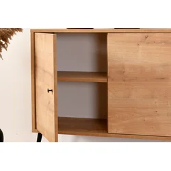 Hanah Home Konzola Calvin, 80x180x41 cm, Hrast