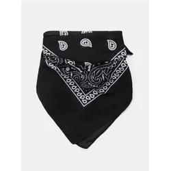 Sinsay - Pamučna bandana sa paisley šarom - crno