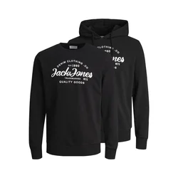 JACK & JONES Majica FOREST, črna