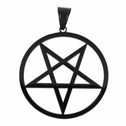 Ogrlica z obeskom ETNOX - Plain Pentagram - narobe obrnjen - SK4105A