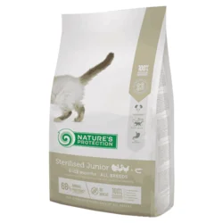 Natures Protection Dry Feed Junior Sterilised, Živina i Račići - 7 kg