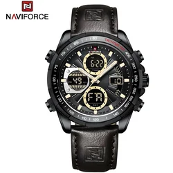 Sat NAVIFORCE MI-38645 - Smeđa / Crna / Zlatna KP38645