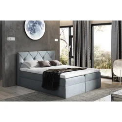 Boxspring postelja Crysytal - 200x200 cm