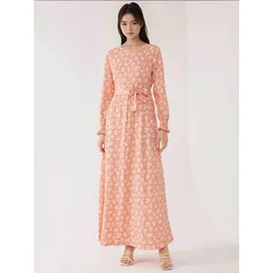 Hiccup Obleka Maxi roza