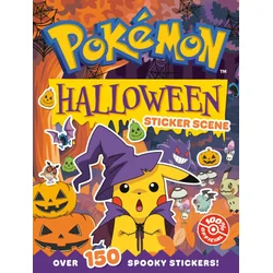 Pokemon Halloween Sticker Scene