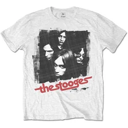 Iggy & Stooges Four Faces White L Majica
