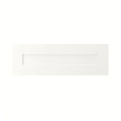 SANNIDAL Front fioke, bela, 60x20 cm