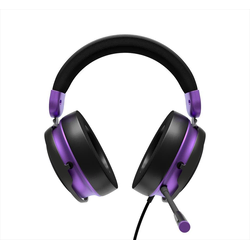 Dark Pro?ect slušalice ožičene, slušalice za igre Sono sa mikrofonom, 53 mm neodimi?umski dra?ver, 1Ks3,5 mm, crne/ljubičaste