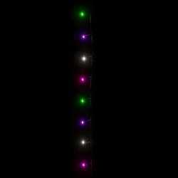 LED traka s 400 LED žarulja pastelna šarena 40 m PVC