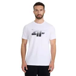 Bela moška majica 4F