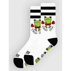 American Socks Frog Off - Mid High Socks beige & blue