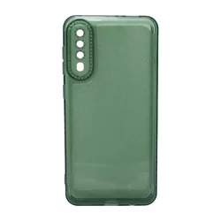 Maska za telefon TRANSPARENT COLOR za Samsung A50, Zelena