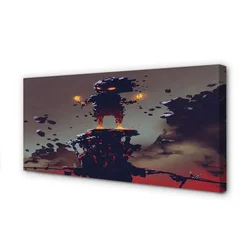 tulup.si Slika na platnu Ogenj oblika dim 125x50 cm