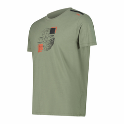 CMP MAN T-SHIRT, muška majica za planinarenje, zelena 34F5977