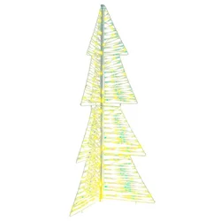 Božićno drvce s 160 LED svjetlima Topla bijela 150 cm PET