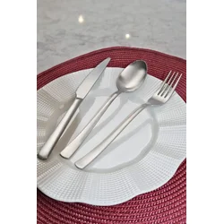 Hermia Set pribora za jelo, 18 komada, Srebrne boje