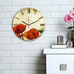 Opviq MDF Zidni sat 30cm Šareni