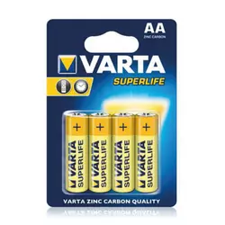 Varta cink-karbon baterije AA VAR-R06/4BL