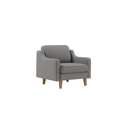 ATELIER DEL SOFA 1-Seat Sofa fotelja Robin 1 Obsidian Walnut
