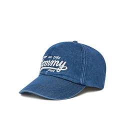 Tommy Jeans Kapa s šiltom Archive Script AM0AM13565 Modra