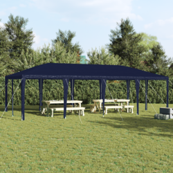 Šator za zabave Plava 800 x 400 x 266 cm Polietilen i čelik