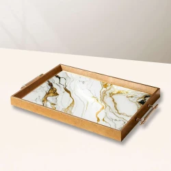 Aberto Design Poslužavnik TPEA10037 50 x 29 x 3.5 cm, Šareni