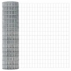 Vidaxl Evropska ograja 1 x 25 m PVC prevlečen železo