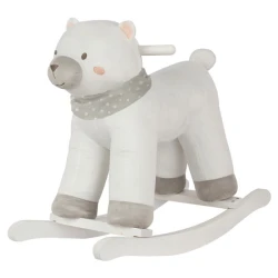 KikkaBoo Plišana igračka White Bear sa klackalicom (KKB40017)