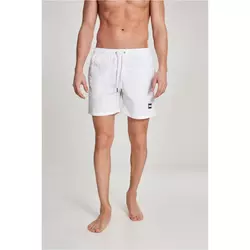 Mens Block Swimsuit White
