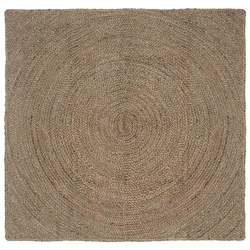 Tepisi za područja Siva 160 x 160 cm Juta