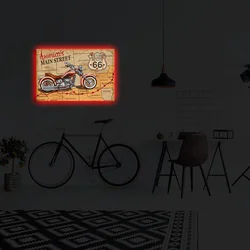 Zidna slika sa LED osvjetljenjem ABD-010, 45x70 cm
