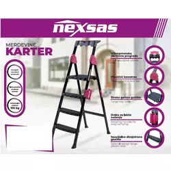 Nexsas merdevine Karter 4+1