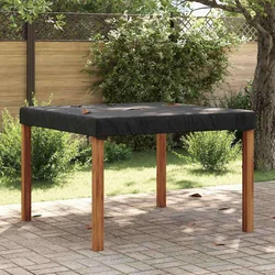 Pokrov za stol Jednobojno Crna 122 x 122 x 15 cm tkanina