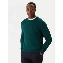 Tommy Hilfiger Pulover MW0MW28046 Zelena Regular Fit