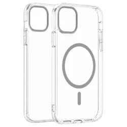 Transparent Color Ring MagSafe maska za iPhone 12 Pro Max – Siva