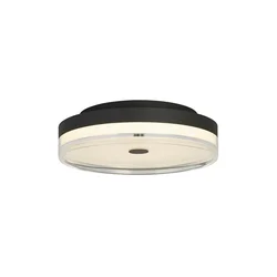 Searchlight 42651-30BK - LED plafonsko svetlo CYPRUS LED/21W/230V prečnik 30 cm crno