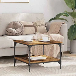 Kava Stol Staro drvo 55 x 55 x 40 cm Konstruirano drvo