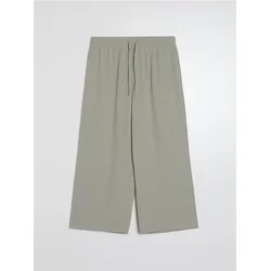 Sinsay - Culotte pantalone sa džepovima - tamno zelena