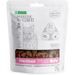 NATURES PROTECTION Poslastice za mačke Sterilised, 75g