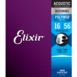 Set strun za akustično kitaro Resonator Elixir (.016 - .056)