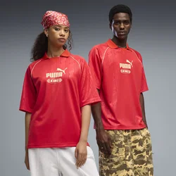 PUMA KING Boxy Jersey Unisex, Clothing, Red, L