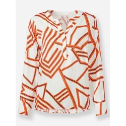heine Bluza marine/oranžna/bela