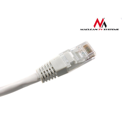 Maclean MCTV-650 Kabel, patchcord UTP 5e plug-in 20 m siv Maclean