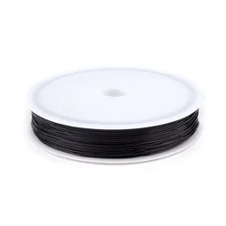 Okrogel gumijast trak O0,4-0,6 mm - črn