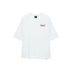 Pull&Bear Majica modra/rdeča/bela